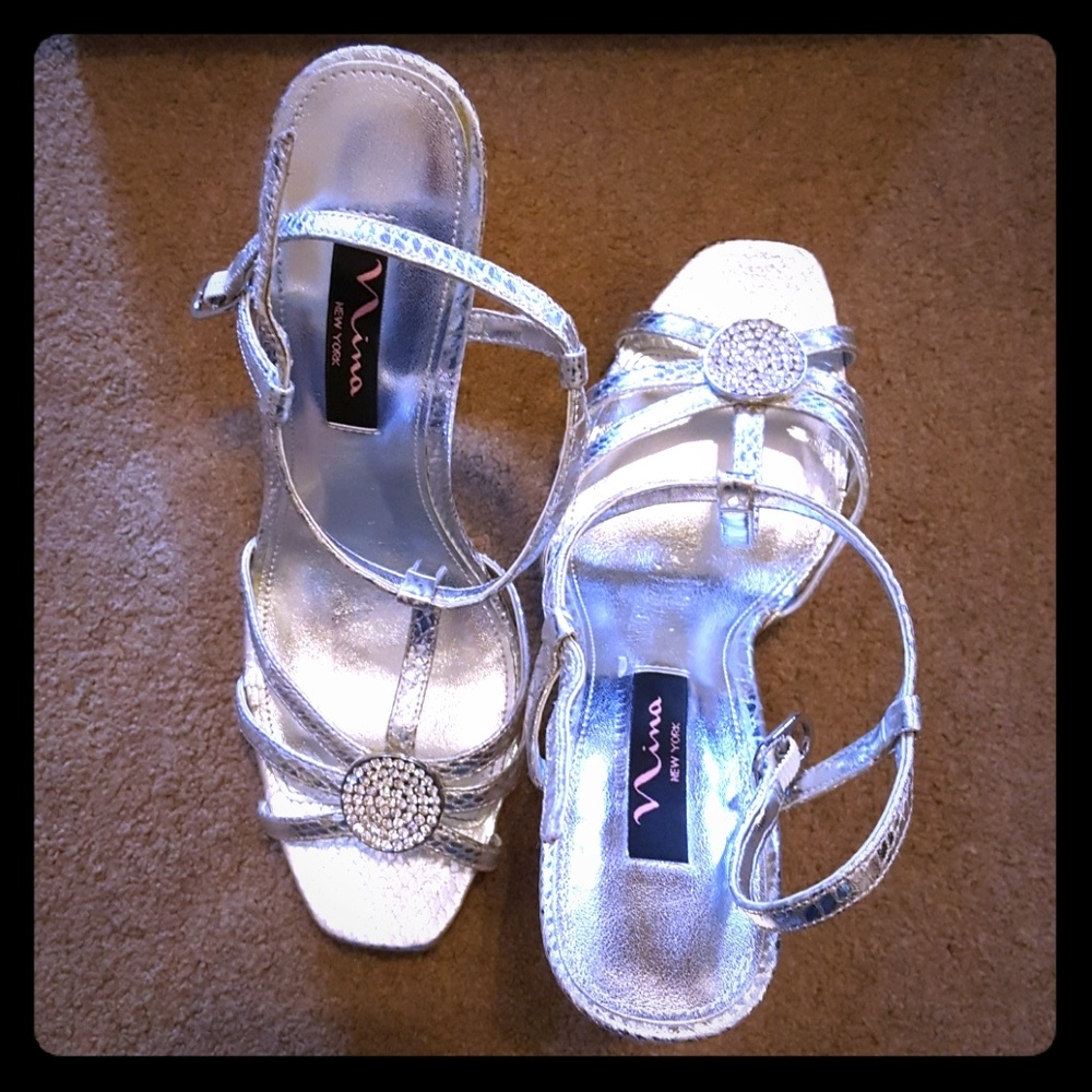 Nina Silver heels